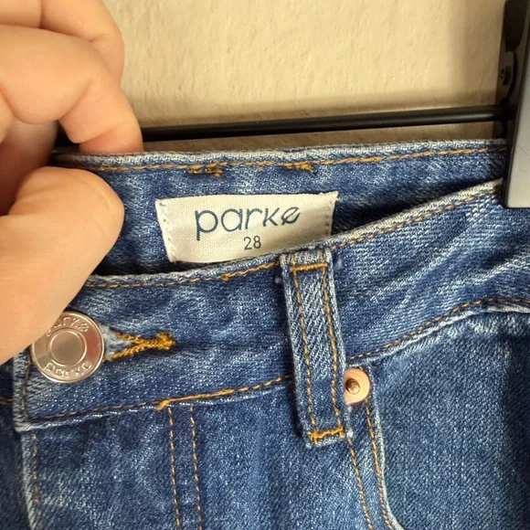 Parke The Horseshoe Jeans in Medium Wash - Picture 8 of 11